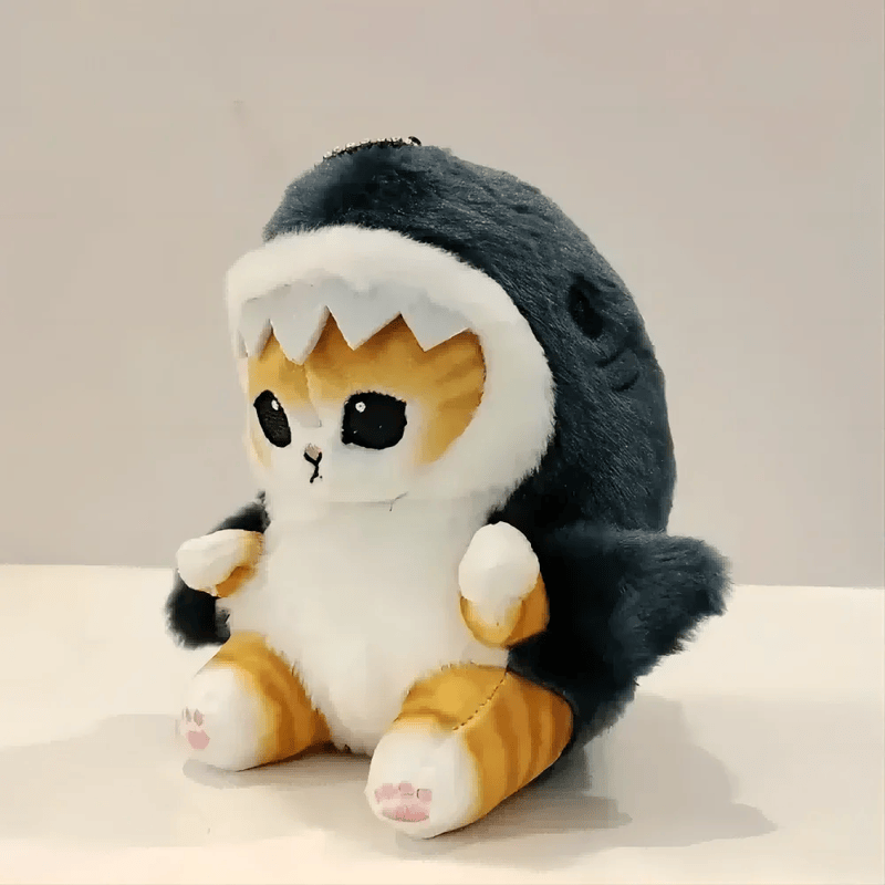 Peluche chat déguisé en requin Image