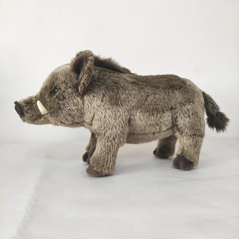 Peluche cochon africain de profil complet