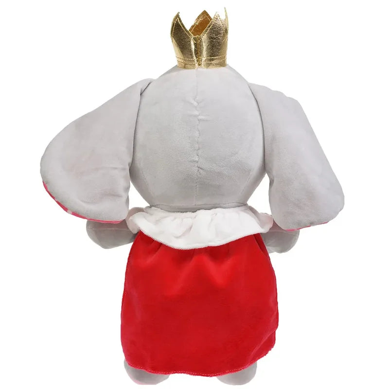 Peluche Éléphant Roi de dos sur fond blanc Image
