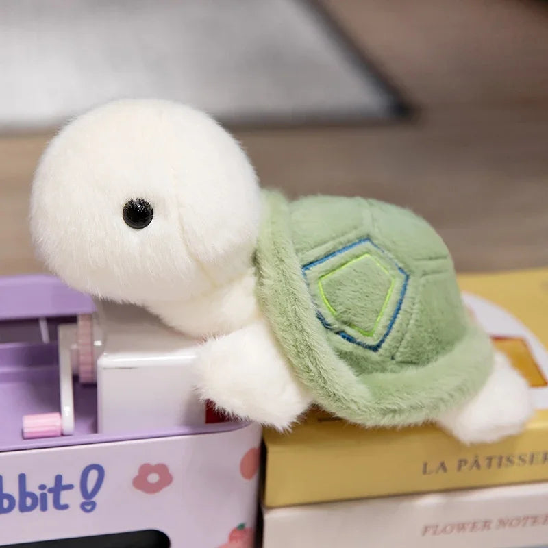 Peluche tortue blanche sur des jouets 